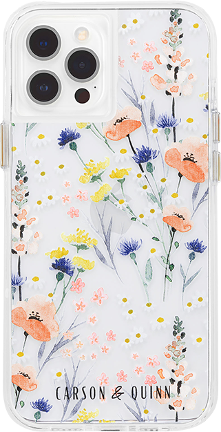 Carson & Quinn She's A Wildflower Case - iPhone 12 / 12 Pro - Clear